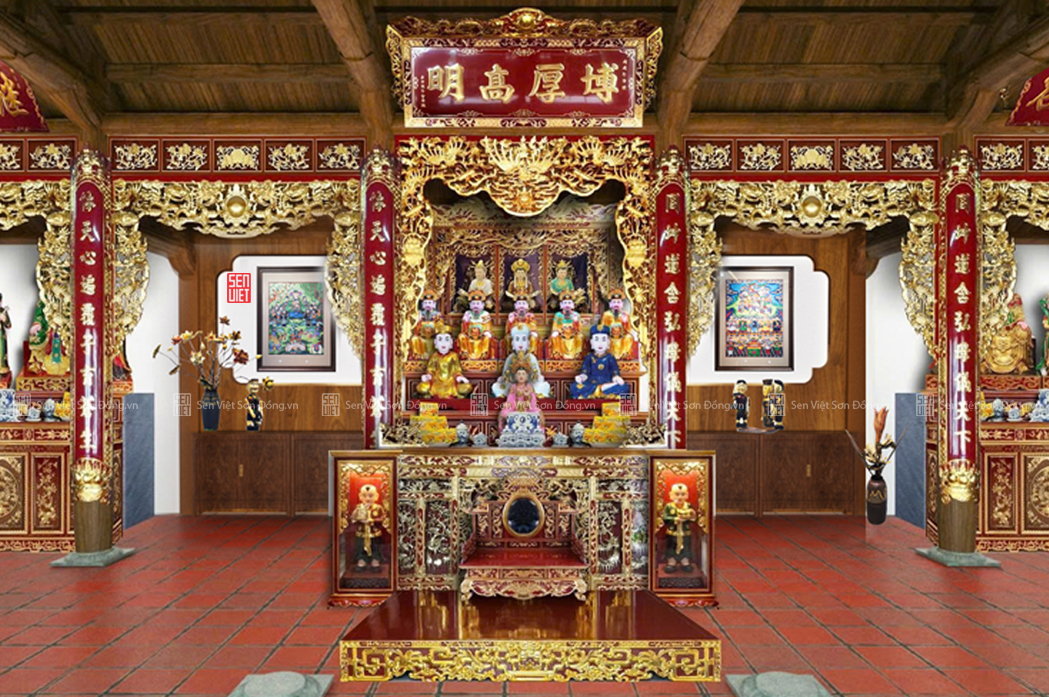 Tượng Thờ Mẫu - Tam Tứ Phủ